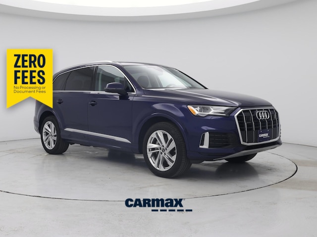 Blue 2022 Audi Q7 quattro Premium Plus 45 TFSI SUV / Crossover All-Wheel Drive Automatic