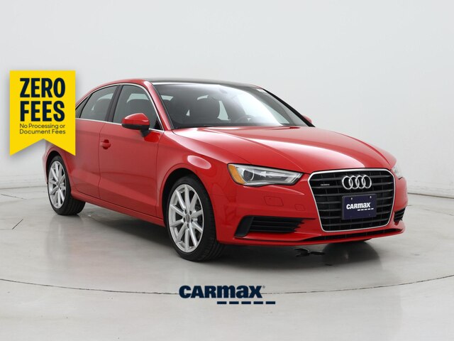 Red 2015 Audi A3 2.0T quattro Premium Plus Sedan AWD Sedan All-Wheel Drive Automatic