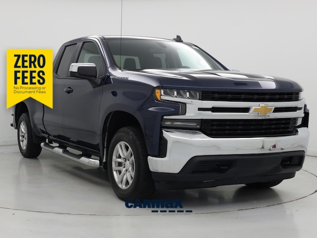 Blue 2021 Chevrolet Silverado 1500 Pickup Truck Four-Wheel Drive Automatic