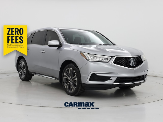 Silver 2020 Acura MDX SUV / Crossover All-Wheel Drive Automatic