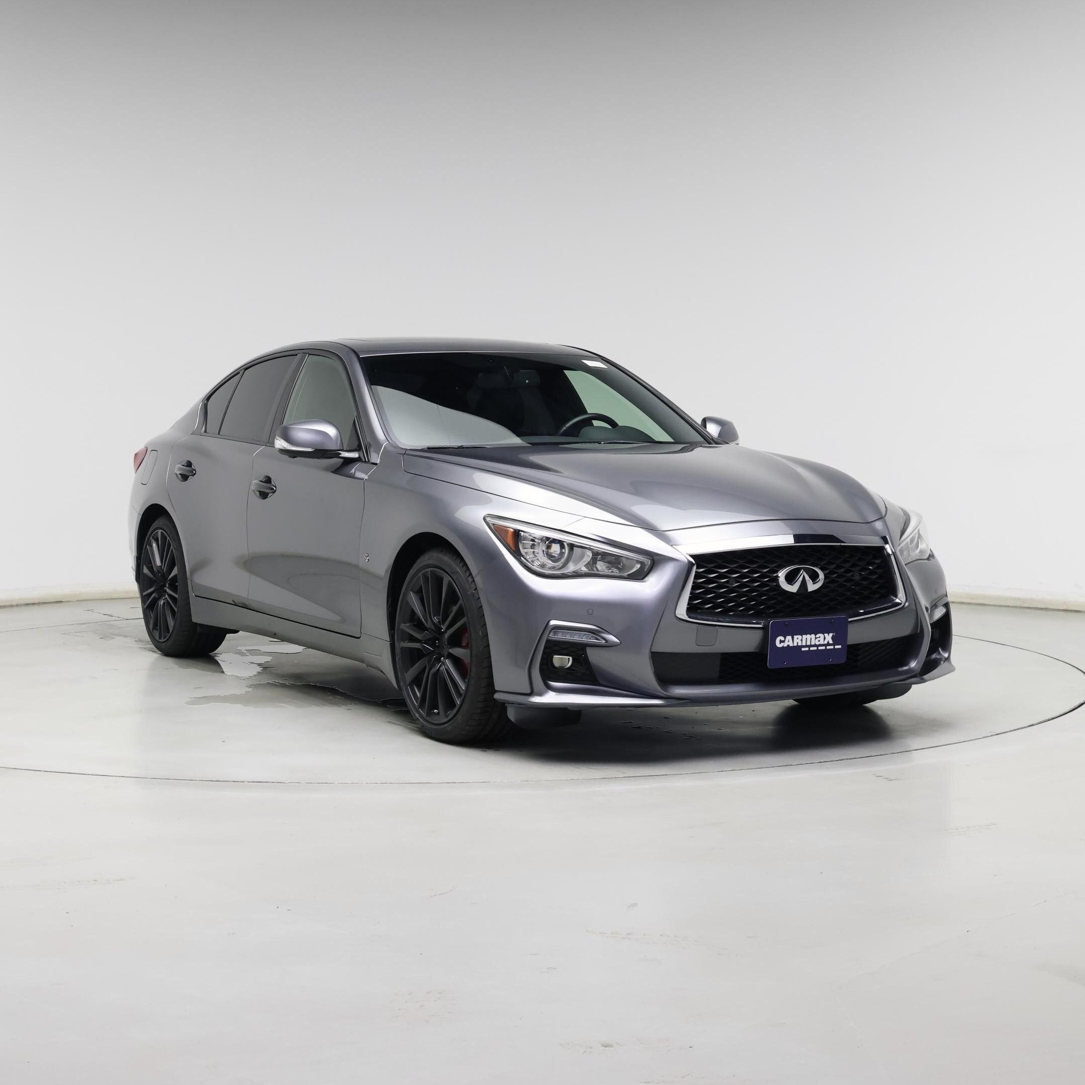 Silver 2018 INFINITI Q50 Sedan All-Wheel Drive Automatic