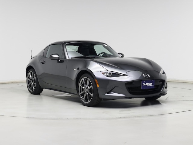 Gray 2020 Mazda MX-5 Miata RF Grand Touring RWD Convertible Rear-Wheel Drive Manual