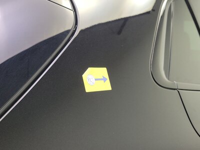 Rear Panel Passenger Side Cosmetic Imperfection