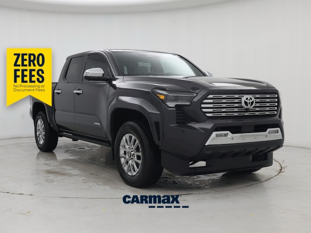 Black 2025 Toyota Tacoma Limited Double Cab 4WD Pickup Truck Four-Wheel Drive Automatic