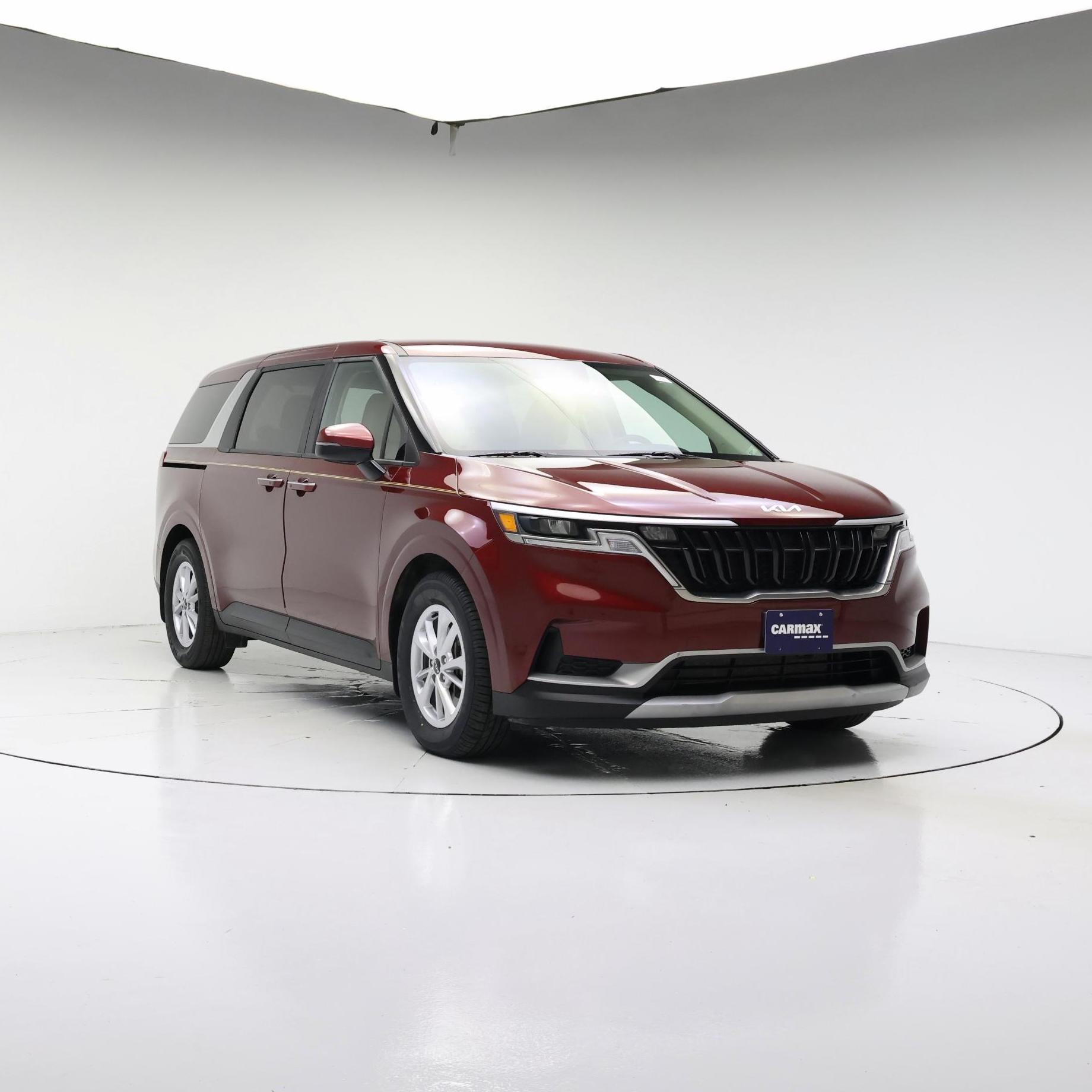Red 2024 Kia Carnival Minivan Front-Wheel Drive Automatic