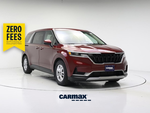 Red 2024 Kia Carnival Minivan Front-Wheel Drive Automatic