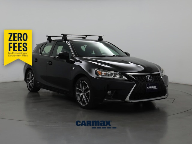 Black 2016 Lexus CT Hybrid 200h FWD Wagon Front-Wheel Drive Automatic