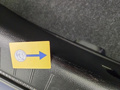 Trunk Rear row Cosmetic Imperfection