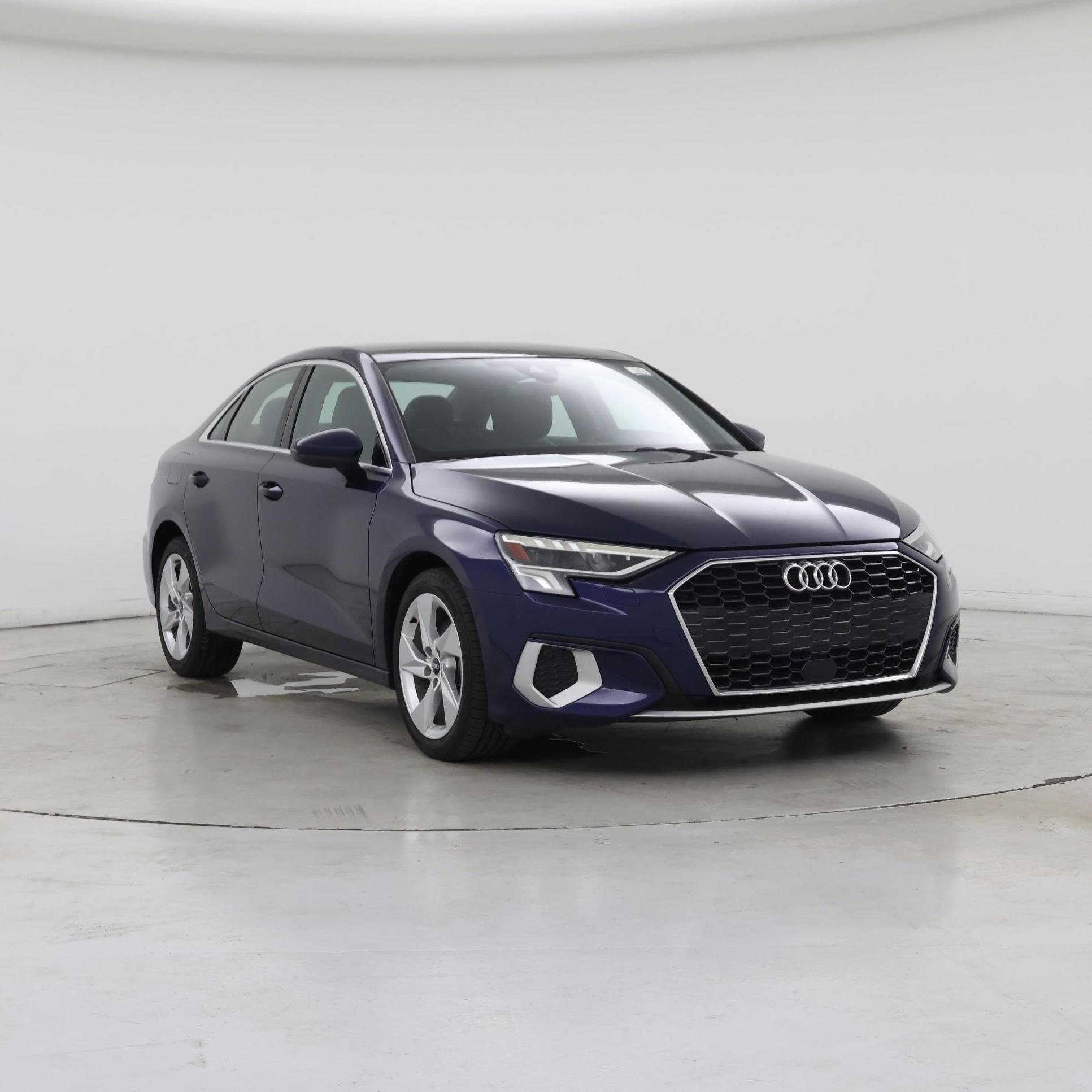 Blue 2023 Audi A3 Sedan Front-Wheel Drive Automatic
