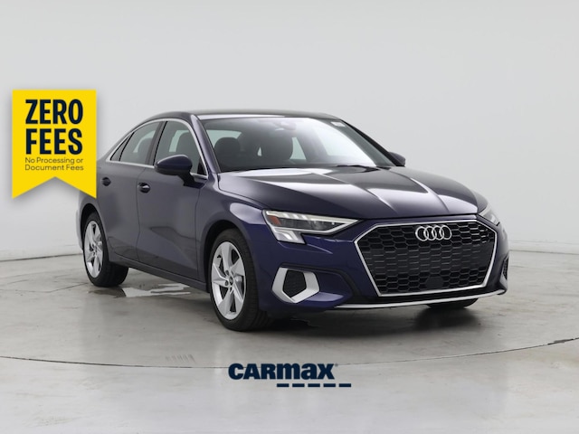 Blue 2023 Audi A3 Sedan Front-Wheel Drive Automatic