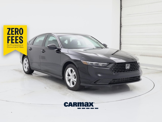 Black 2025 Honda Accord Sedan Front-Wheel Drive Automatic