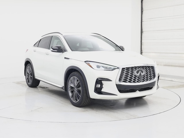 White 2023 INFINITI QX55 Luxe AWD SUV / Crossover All-Wheel Drive Automatic
