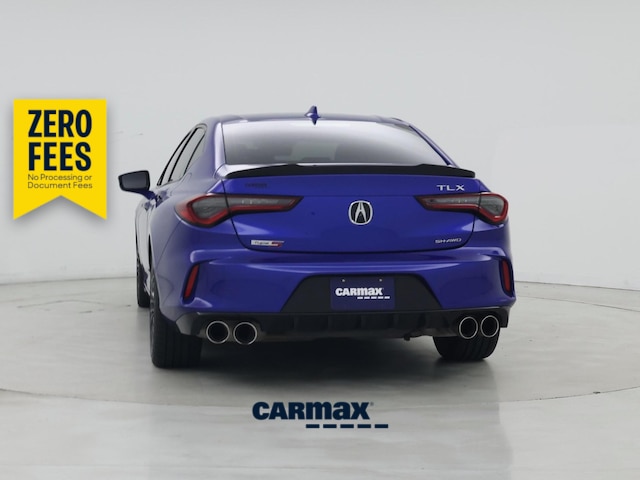 Blue 2023 Acura TLX Sedan All-Wheel Drive Automatic