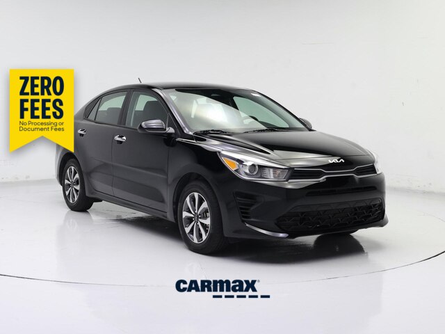 Black 2023 Kia Rio S FWD Sedan Front-Wheel Drive Automatic