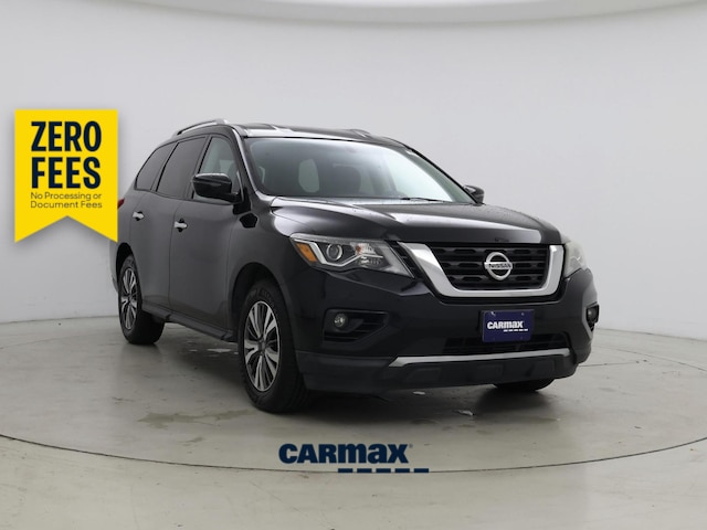 Black 2017 Nissan Pathfinder SV SUV / Crossover Front-Wheel Drive Automatic
