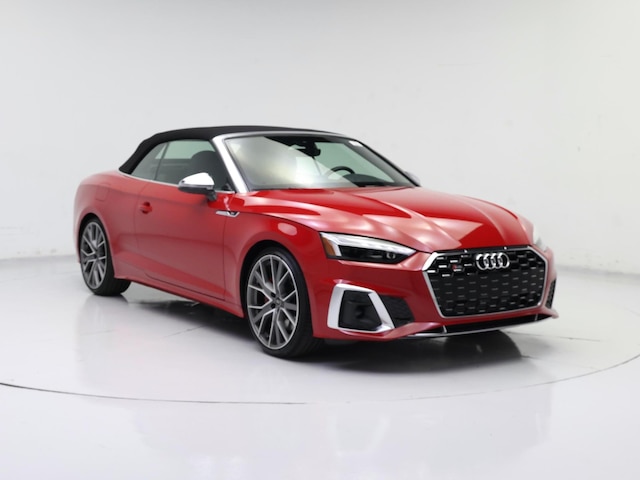 Red 2024 Audi S5 3.0T quattro Premium Plus Cabriolet AWD Convertible All-Wheel Drive Automatic