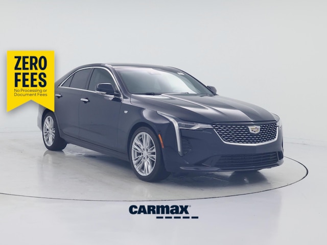 Blue 2021 Cadillac CT4 Premium Luxury RWD Sedan Rear-Wheel Drive Automatic