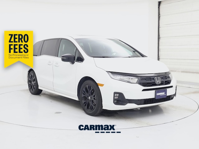 White 2025 Honda Odyssey Sport-L FWD Minivan Front-Wheel Drive Automatic