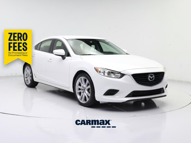 White 2016 Mazda MAZDA6 i Touring Sedan Front-Wheel Drive Automatic