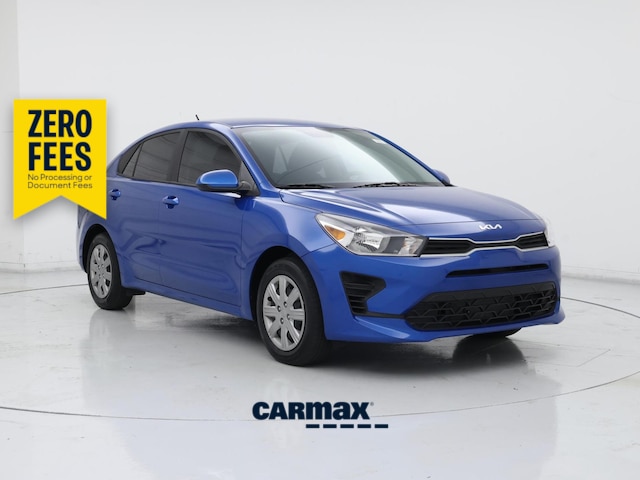 Blue 2023 Kia Rio Sedan Front-Wheel Drive Automatic