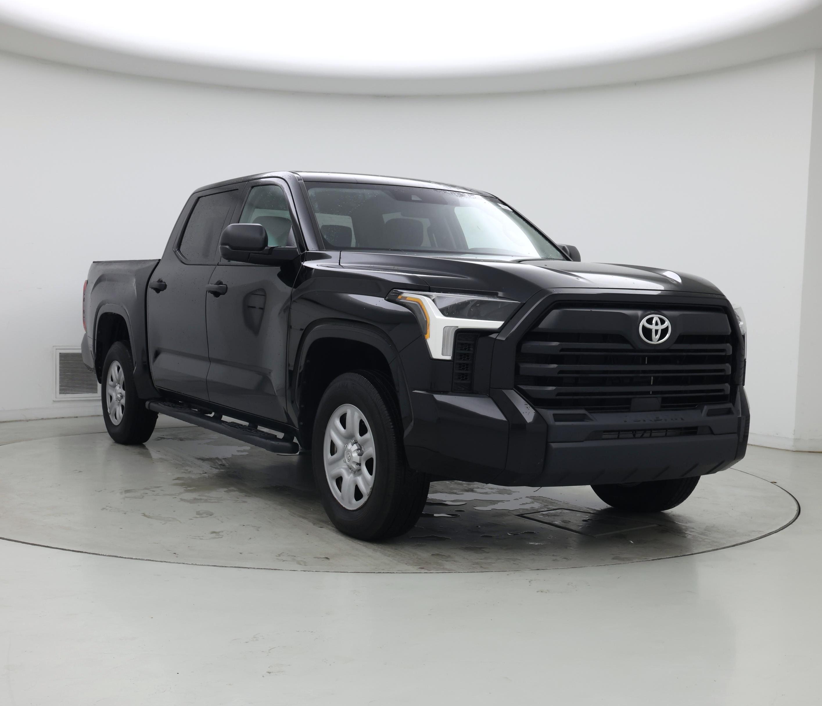 Black 2023 Toyota Tundra SR CrewMax Cab 4WD Pickup Truck Four-Wheel Drive Automatic