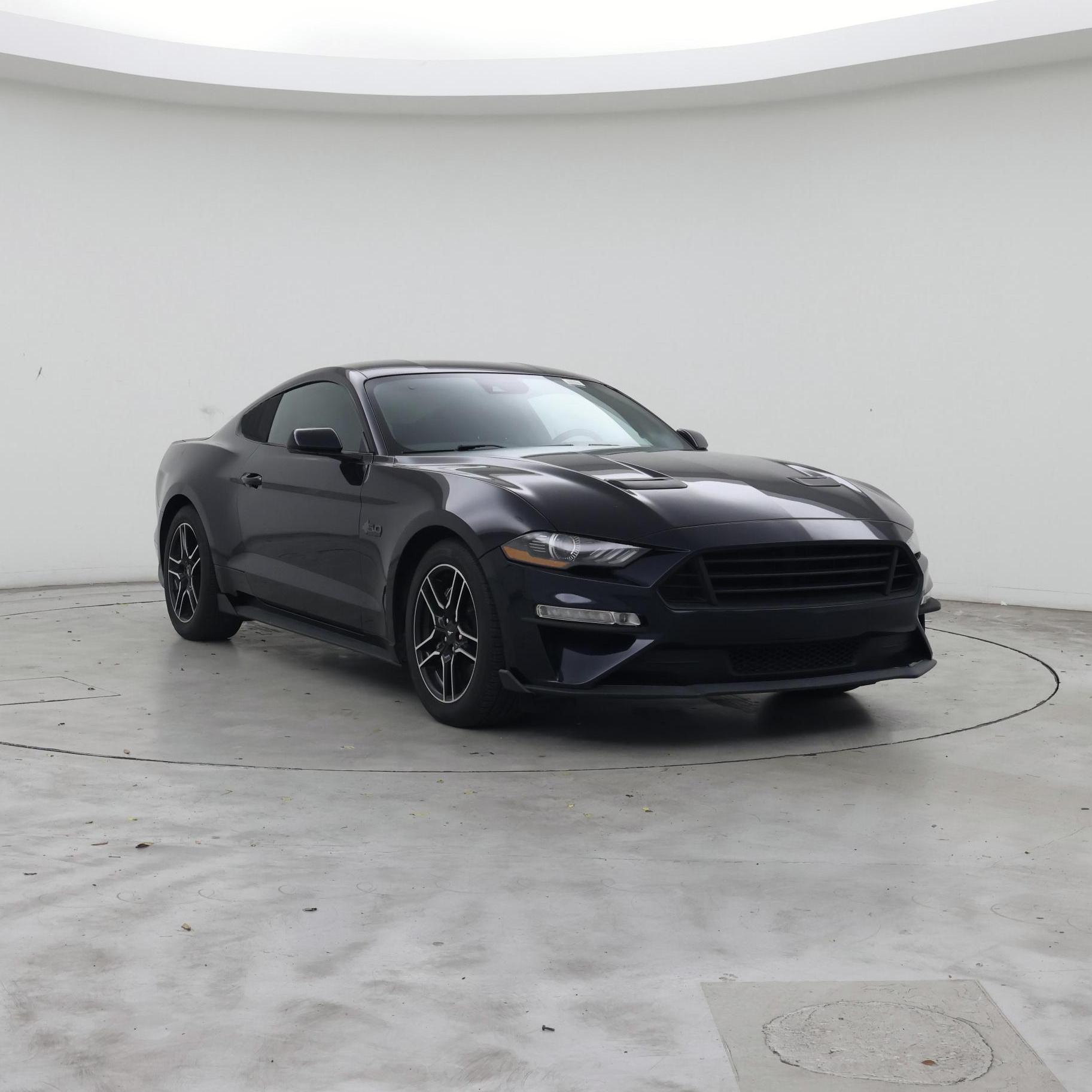Blue 2021 Ford Mustang Coupe Rear-Wheel Drive Automatic