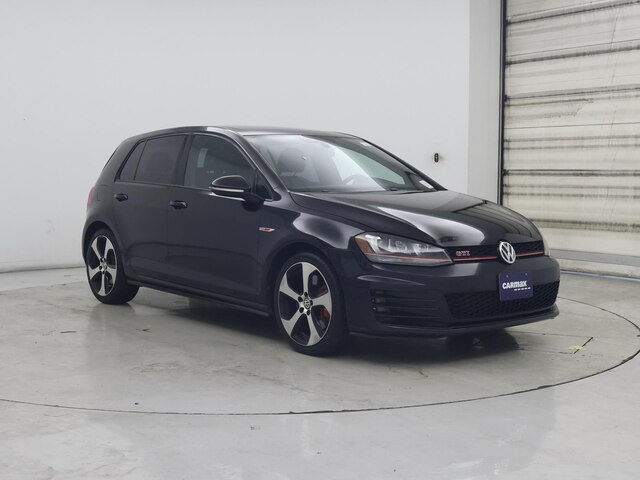 Black 2016 Volkswagen Golf GTI 2.0T Autobahn 4-Door FWD with Performance Package Hatchback Front-Wheel Drive Automatic