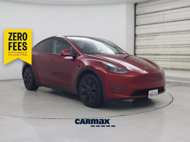 Red 2024 Tesla Model Y Long Range RWD SUV / Crossover Rear-Wheel Drive Automatic