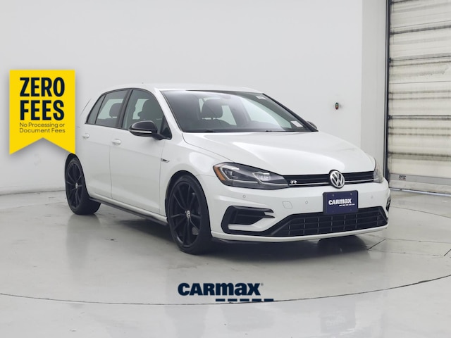 White 2019 Volkswagen Golf R AWD Hatchback All-Wheel Drive Automatic