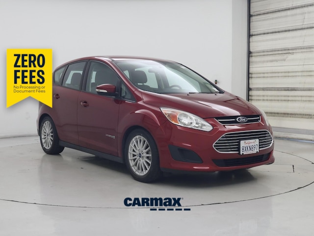 Red 2016 Ford C-Max Hybrid SE FWD Wagon Front-Wheel Drive Automatic