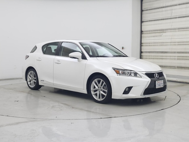 White 2016 Lexus CT Hybrid 200h FWD Wagon Front-Wheel Drive Automatic