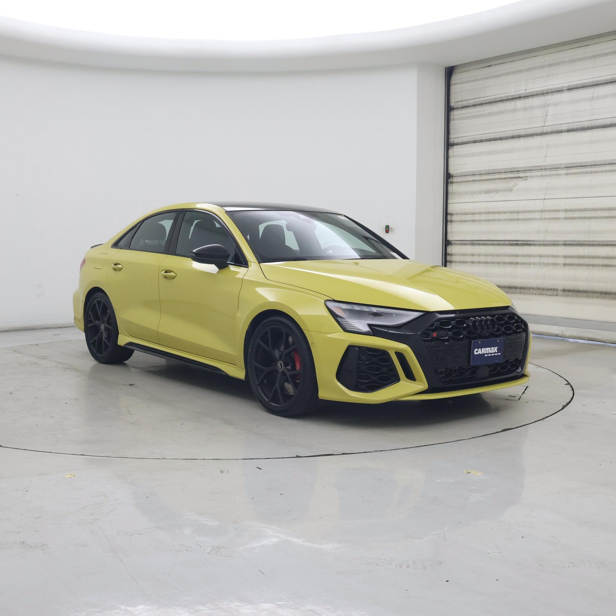 Yellow 2024 Audi RS 3 Sedan All-Wheel Drive Automatic