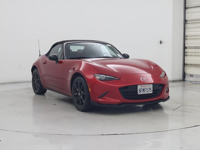 Red 2016 Mazda MX-5 Miata Club Convertible Convertible Rear-Wheel Drive Manual