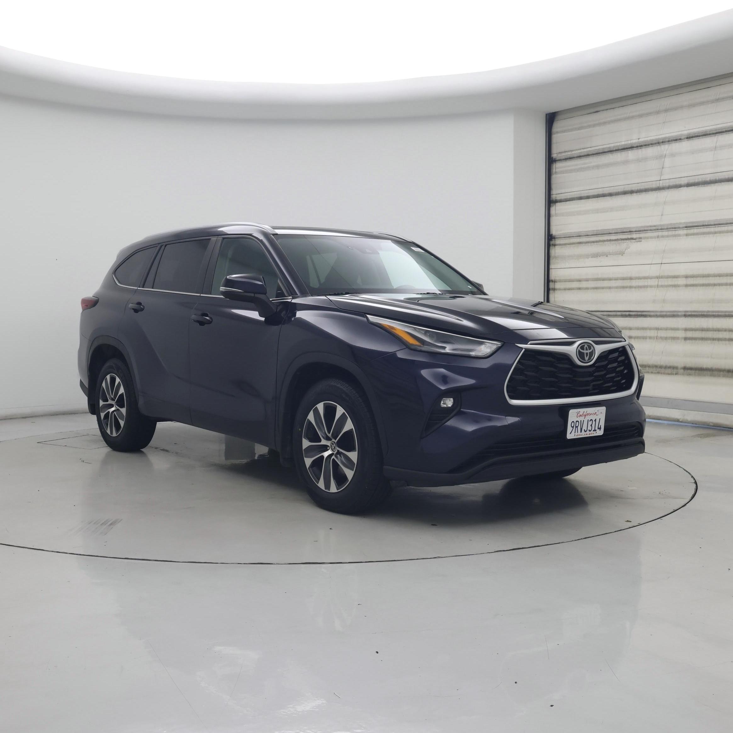 Blue 2024 Toyota Highlander SUV / Crossover All-Wheel Drive Automatic