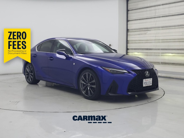Blue 2023 Lexus IS Sedan Rear-Wheel Drive Automatic