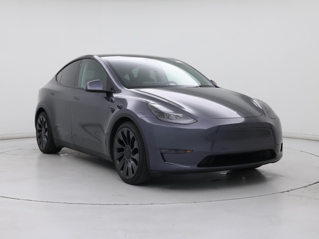 Gray 2022 Tesla Model Y Performance AWD SUV / Crossover All-Wheel Drive Automatic