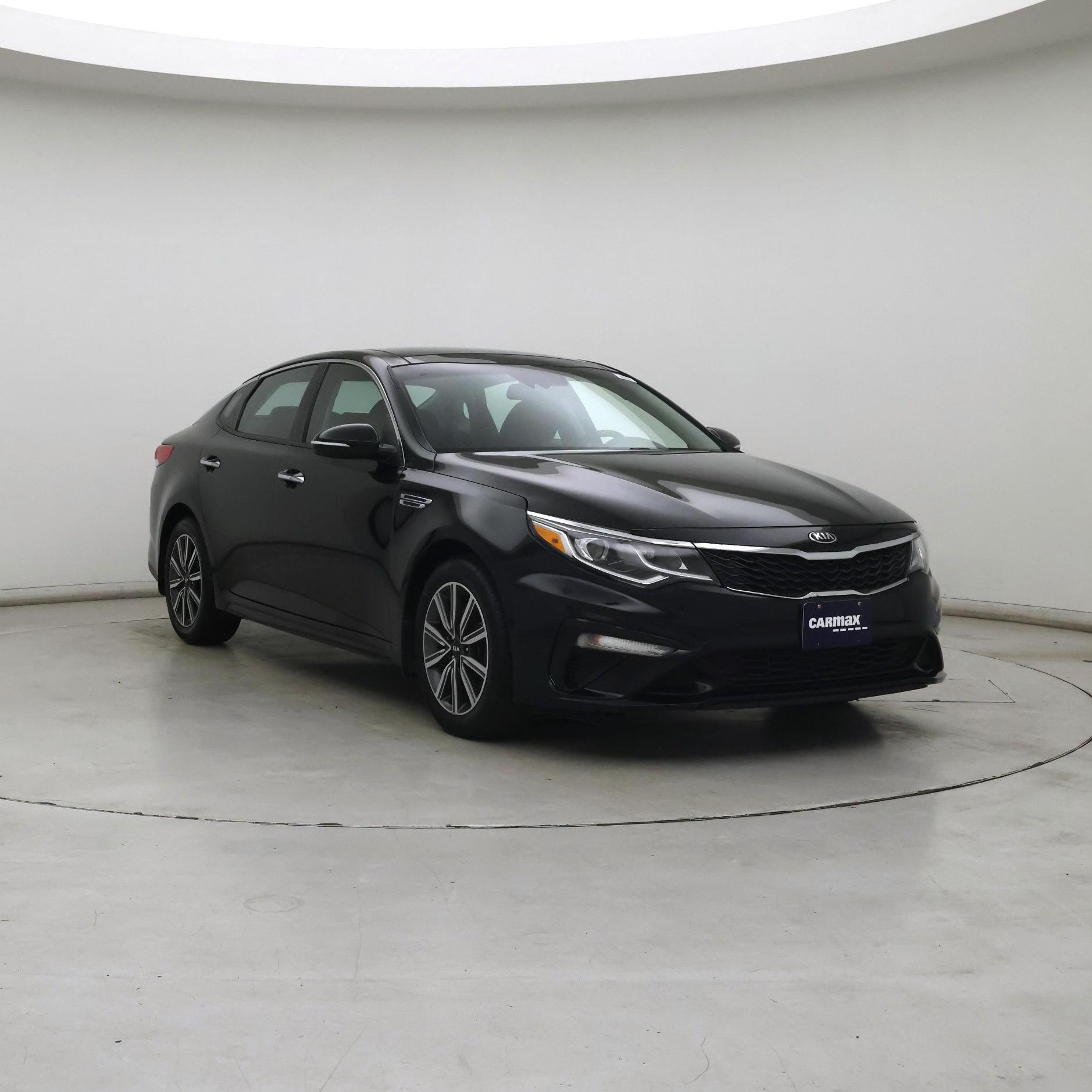 Black 2019 Kia Optima Sedan Front-Wheel Drive Automatic