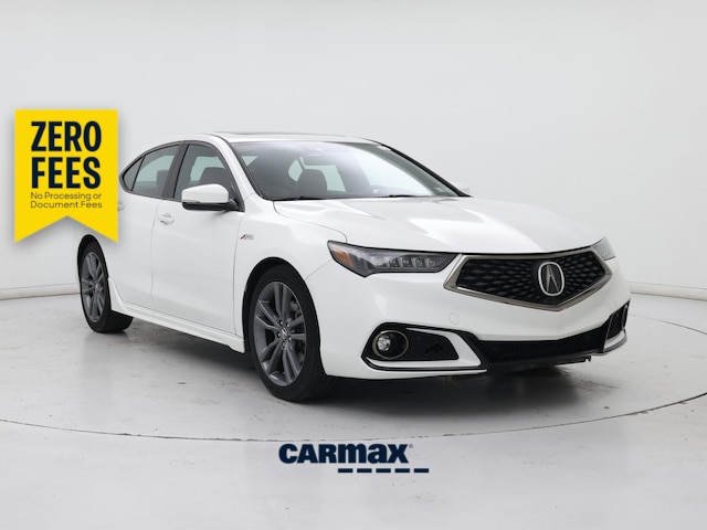 White 2019 Acura TLX Sedan Front-Wheel Drive Automatic