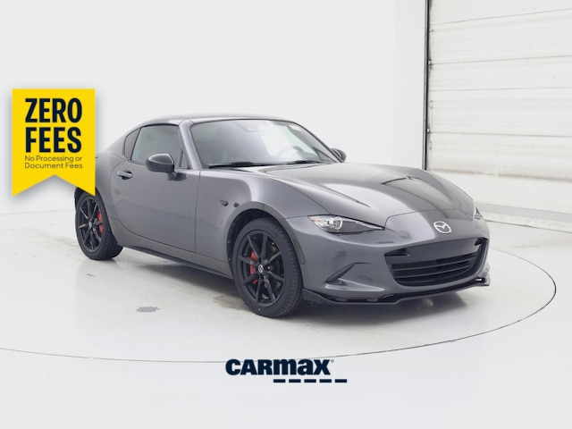 Gray 2020 Mazda MX-5 Miata RF Club RWD Convertible Rear-Wheel Drive Automatic
