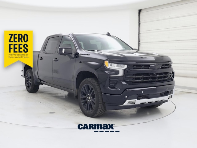 Black 2023 Chevrolet Silverado 1500 LTZ Crew Cab 4WD Pickup Truck Four-Wheel Drive Automatic