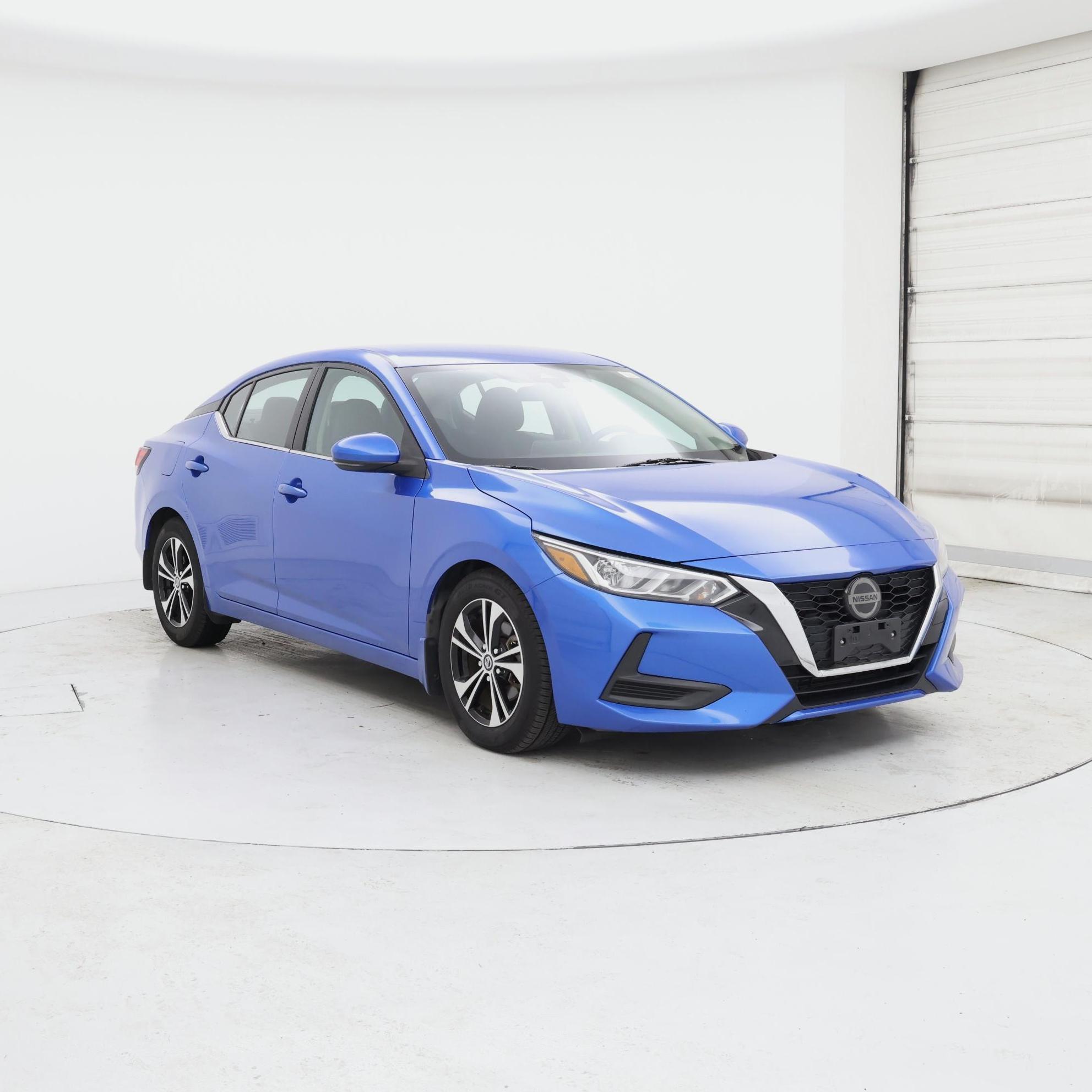 Blue 2020 Nissan Sentra Sedan Front-Wheel Drive Automatic