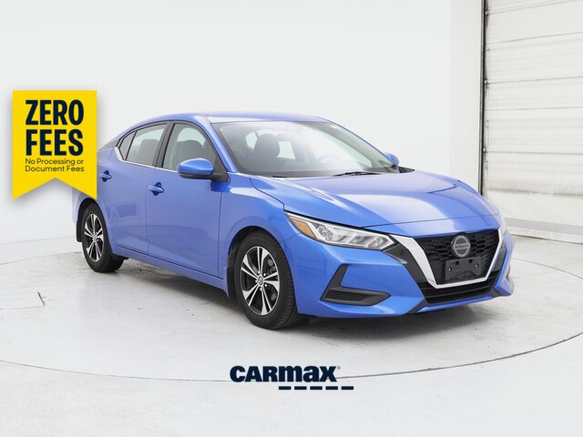 Blue 2020 Nissan Sentra Sedan Front-Wheel Drive Automatic
