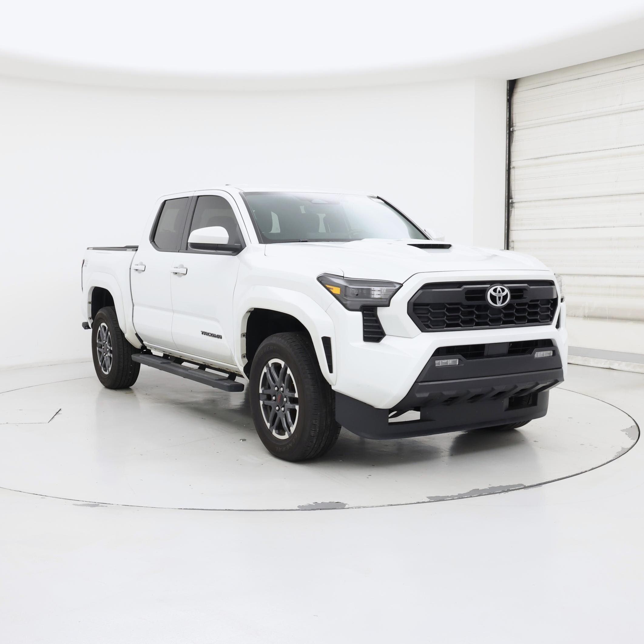 White 2024 Toyota Tacoma Pickup Truck Four-Wheel Drive Automatic