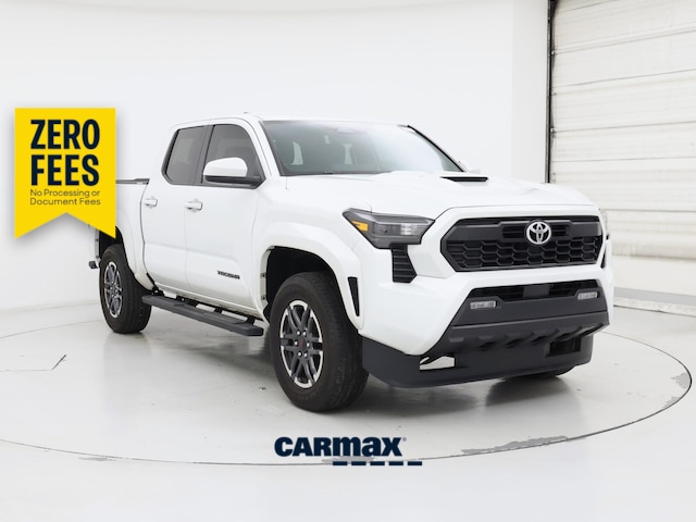 White 2024 Toyota Tacoma Pickup Truck Four-Wheel Drive Automatic