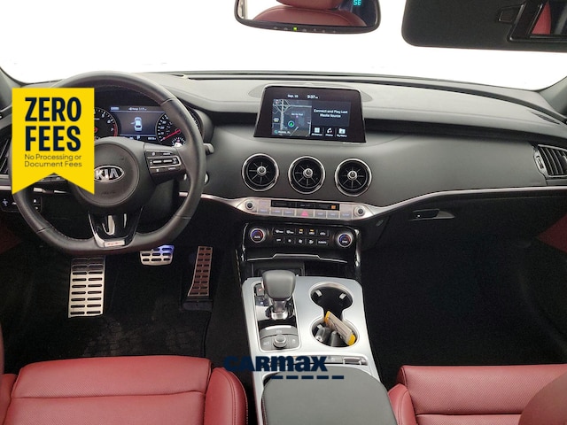 White 2019 Kia Stinger Sedan Rear-Wheel Drive Automatic