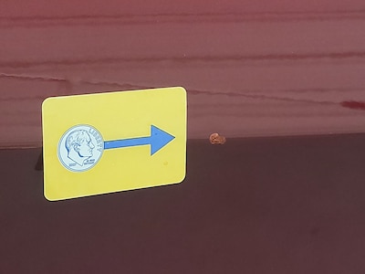 Rear Door Driver Side Cosmetic Imperfection
