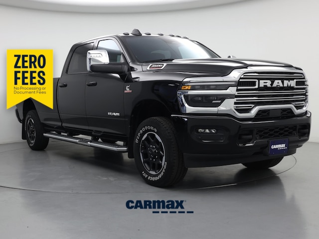 Black 2026 RAM 3500 Laramie Crew Cab LB 4WD Pickup Truck Four-Wheel Drive Automatic