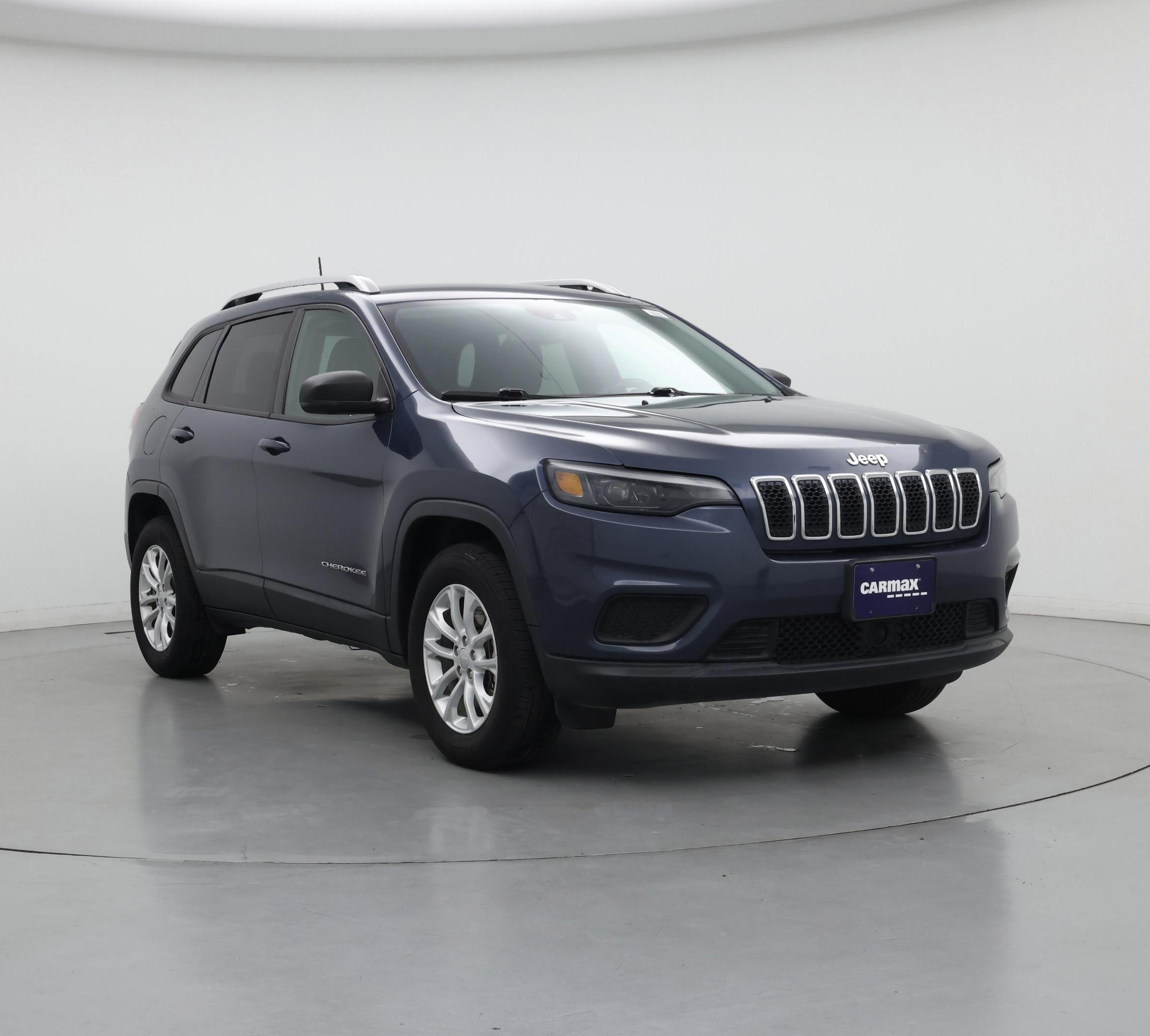 Blue 2021 Jeep Cherokee SUV / Crossover Four-Wheel Drive Automatic