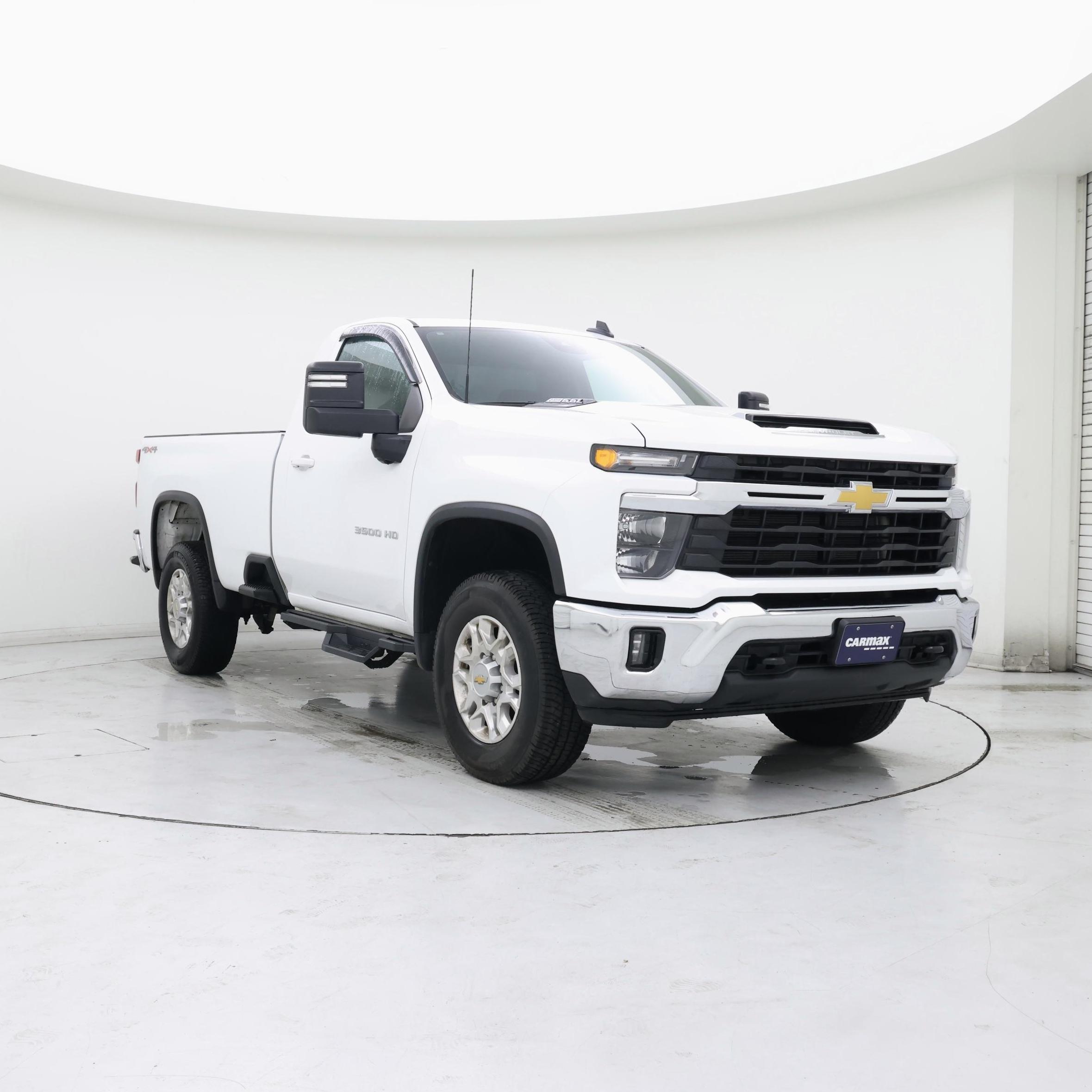 White 2024 Chevrolet Silverado 3500HD Pickup Truck Four-Wheel Drive Automatic