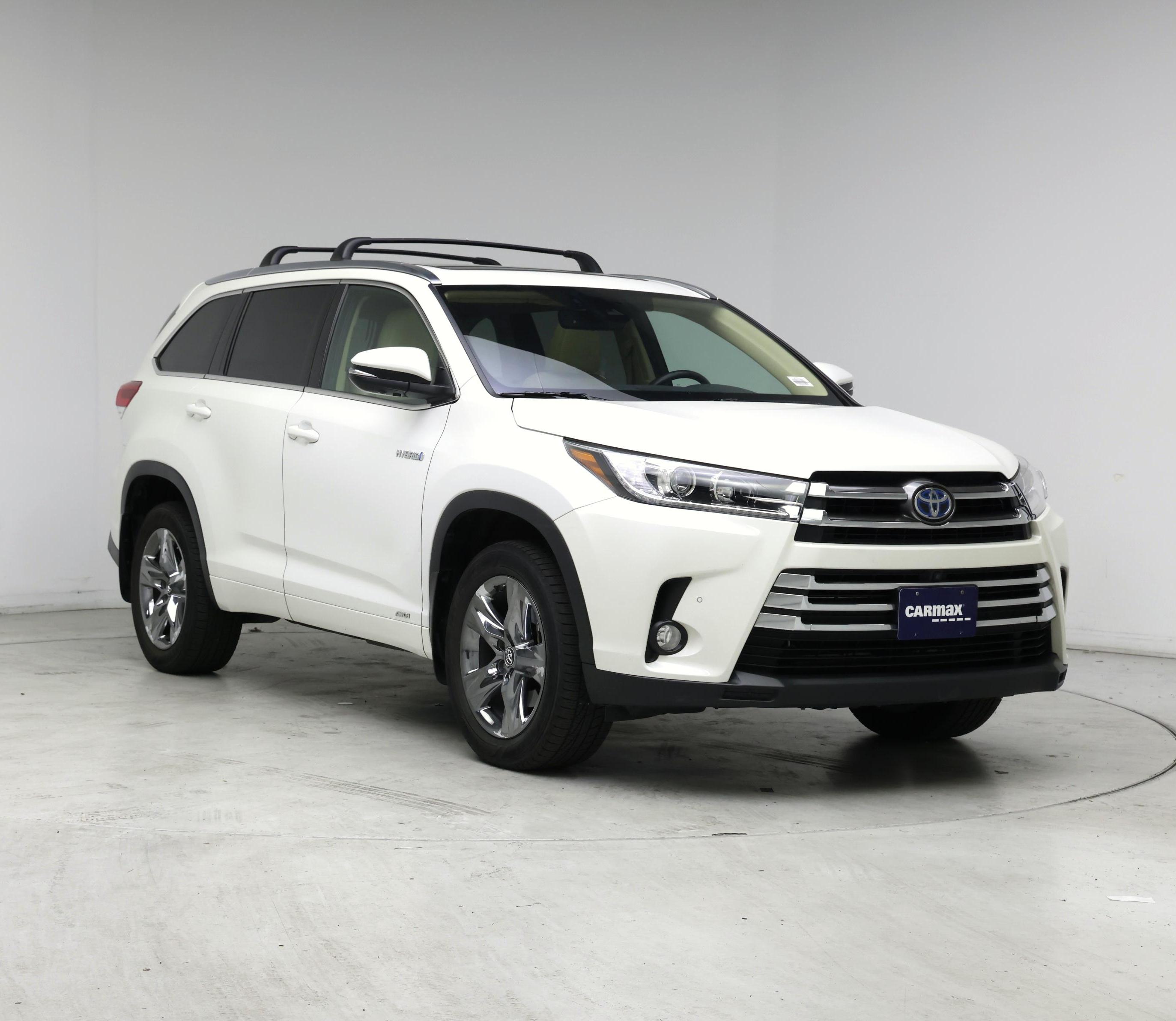 White 2017 Toyota Highlander Hybrid SUV / Crossover All-Wheel Drive Automatic